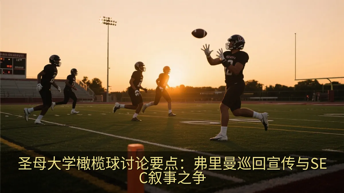 圣母大学橄榄球讨论要点：弗里曼巡回宣传与SEC叙事之争