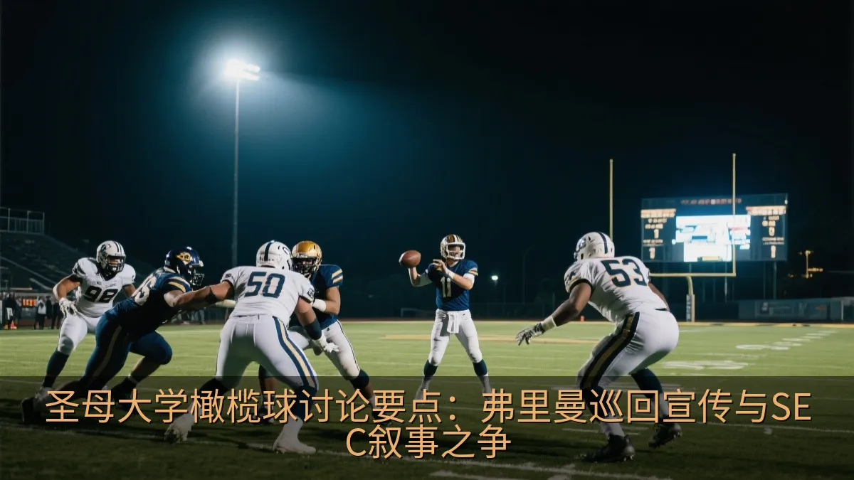 美式橄榄球比赛中的四分卫传球瞬间