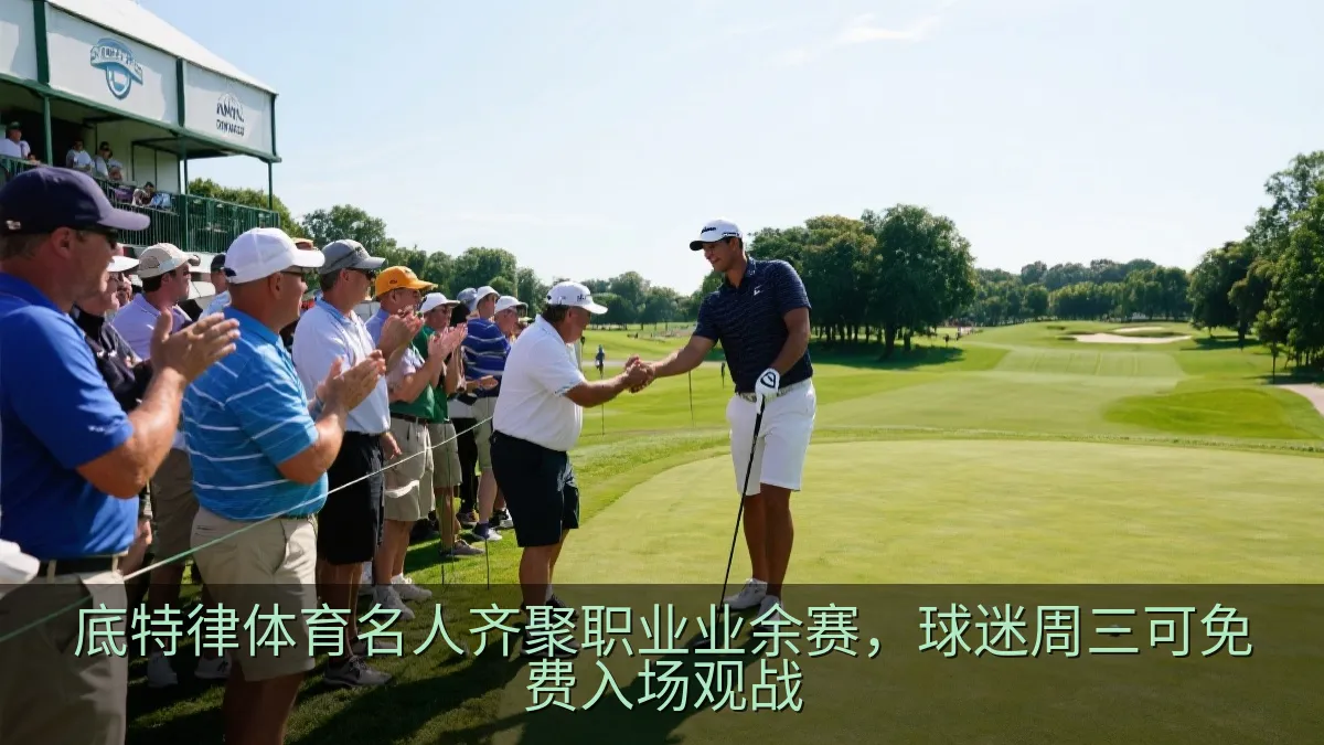 底特律体育名人齐聚职业业余赛，球迷周三可免费入场观战